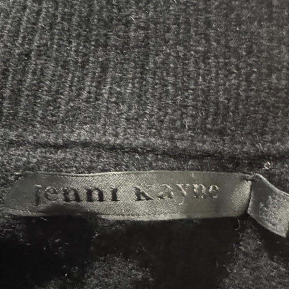 JENNI KAYNE - Cashmere Black Half Zip Sweater  Size - Picture 9 of 11